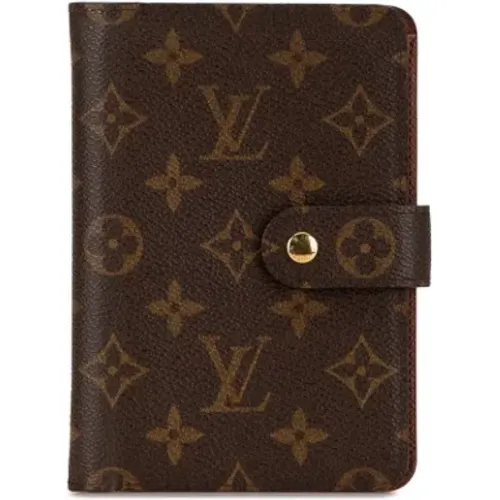 Pre-owned Wallets, female, , Size: ONE SIZE Pre-owned Canvas wallets - Louis Vuitton Vintage - Modalova