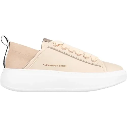 Wembley Woman Sand Sneakers , Damen, Größe: 38 EU - Alexander Smith - Modalova