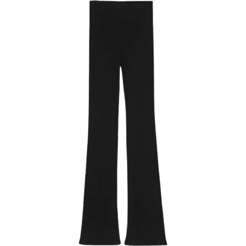 Wool Low Waist Trousers , female, Sizes: S - Saint Laurent - Modalova