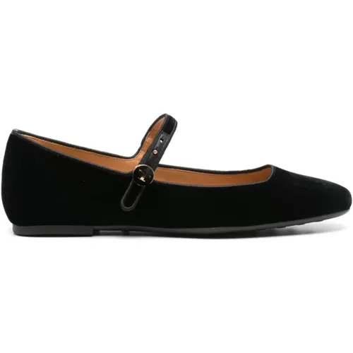 Schwarze Ballerinas mit Gürtel , Damen, Größe: 38 1/2 EU - TOD'S - Modalova