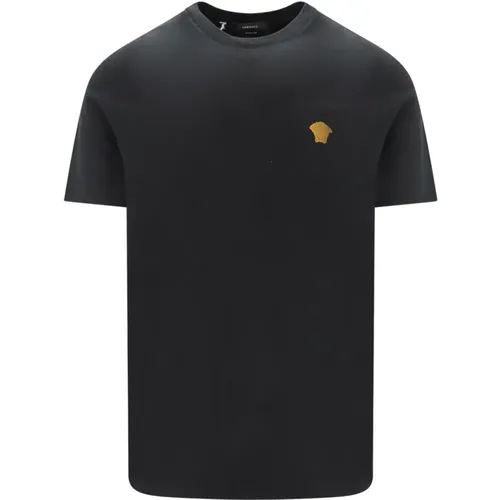 Herrenbekleidung T-Shirts und Polos Schwarz Aw23 - Versace - Modalova