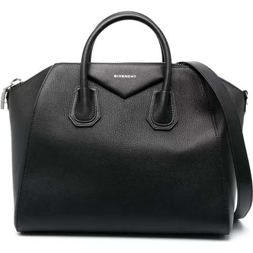 Antigona Leather Tote Bag , female, Sizes: ONE SIZE - Givenchy - Modalova
