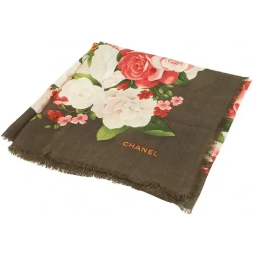 Pre-owned Silk scarves , female, Sizes: ONE SIZE - Chanel Vintage - Modalova