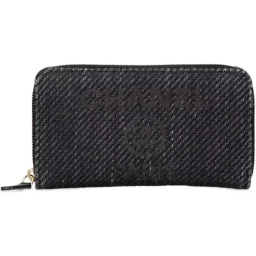 Pre-owned Wallets, female, , Size: ONE SIZE Pre-owned Canvas wallets - Chanel Vintage - Modalova