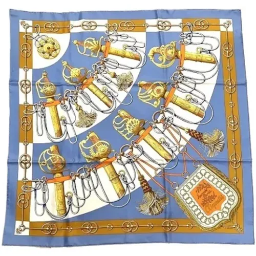 Pre-owned Scarves, female, , Size: ONE SIZE Pre-owned Silk scarves - Hermès Vintage - Modalova