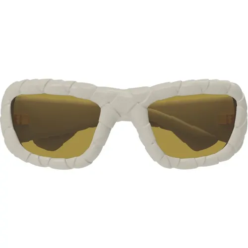Modern Wraparound Sunglasses Bv1303S , male, Sizes: 56 MM - Bottega Veneta - Modalova