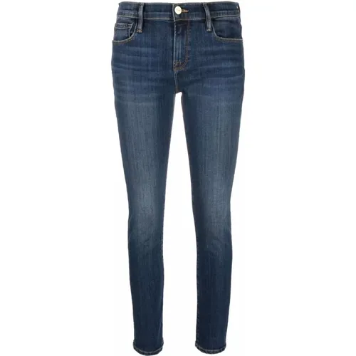 Trendige Skinny Jeans , Damen, Größe: W26 - Frame - Modalova