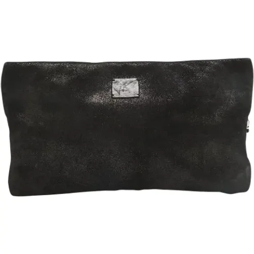 Pre-owned Clutches, female, , Size: ONE SIZE Pre-owned Suede clutches - Giuseppe Zanotti Pre-owned - Modalova