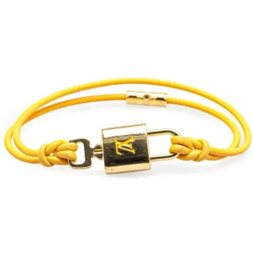 Pre-owned Jewellery, female, , Size: ONE SIZE Pre-owned Leather bracelets - Louis Vuitton Vintage - Modalova