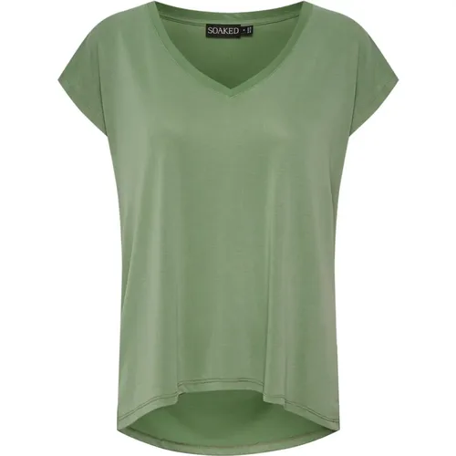 T-Shirts , female, Sizes: M - Soaked in Luxury - Modalova