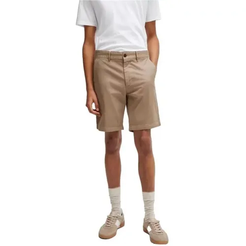 Baumwoll Bermuda Shorts für Männer , Herren, Größe: W31 - Hugo Boss - Modalova