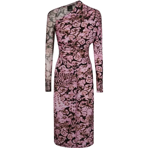 Modern Dress with Artemide Style , female, Sizes: M, XS - pinko - Modalova