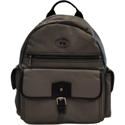 Backpacks, female, , Size: ONE SIZE Multitasca Backpack Grey - LA MARTINA - Modalova
