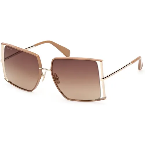 Mm0120 47F Sunglasses , female, Sizes: 58 MM - Max Mara - Modalova