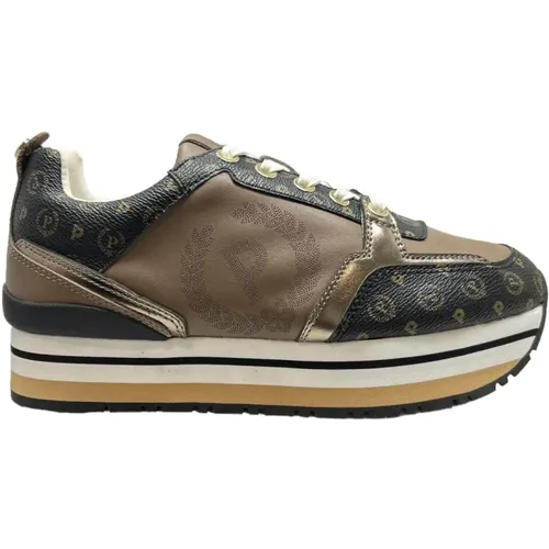 Low Top Sneakers , female, Sizes: 5 UK, 6 UK, 4 UK, 3 UK - Pollini - Modalova