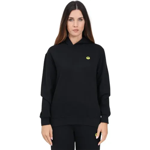 Schwarzer Hoodie für Frauen und Mädchen , Damen, Größe: XS - BARROW - Modalova