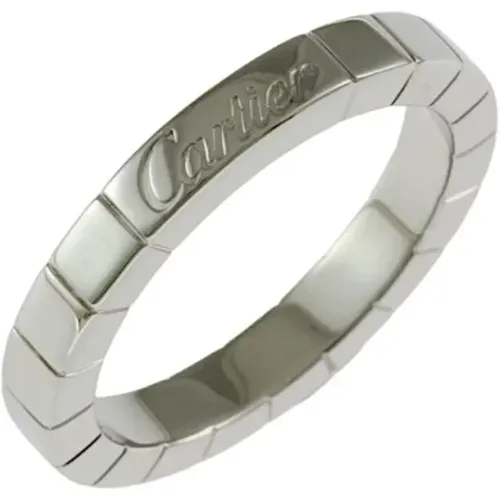 Pre-owned White Gold rings , female, Sizes: ONE SIZE - Cartier Vintage - Modalova