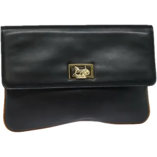 Pre-owned Clutches, female, , Size: ONE SIZE Pre-owned Leather clutches - Celine Vintage - Modalova