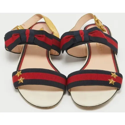 Pre-owned Canvas sandals , female, Sizes: 5 UK - Gucci Vintage - Modalova