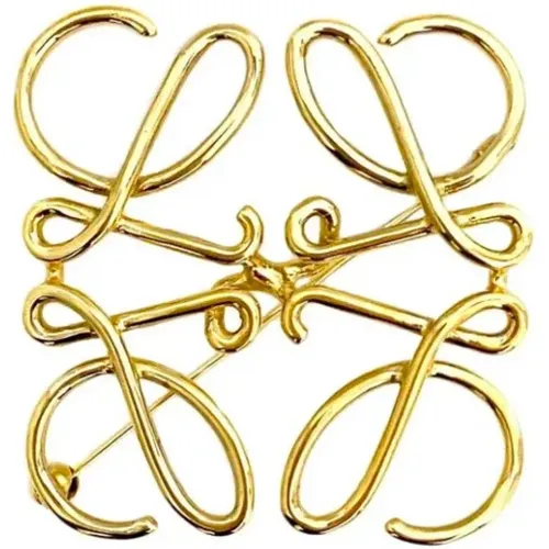 Pre-owned Jewellery, female, , Size: ONE SIZE Pre-owned Metal brooches - Loewe Pre-owned - Modalova