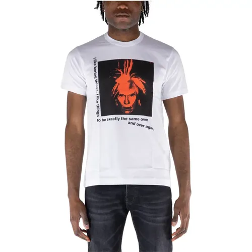 Andy Warhol Graphic Tee Shirt , male, Sizes: L - Comme des Garçons - Modalova