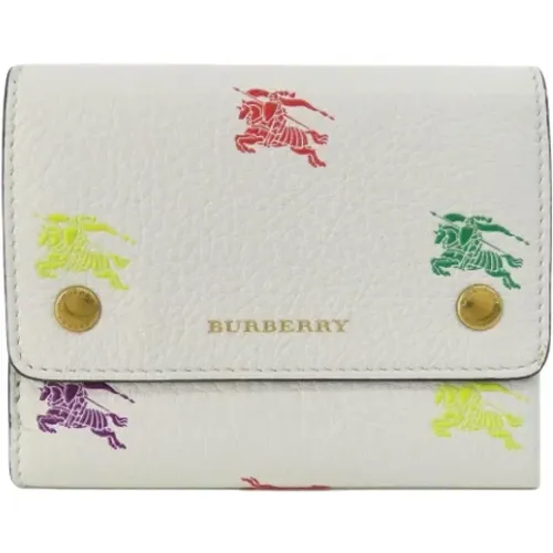 Pre-owned Wallets, female, , Size: ONE SIZE Pre-owned Leather wallets - Burberry Vintage - Modalova