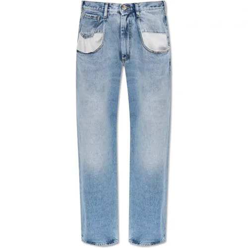 Jeans mit geradem Bein , Damen, Größe: 2XS - Maison Margiela - Modalova