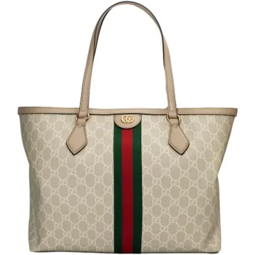 Pre-owned Tote Bags, female, , Size: ONE SIZE Pre-owned Canvas gucci-bags - Gucci Vintage - Modalova