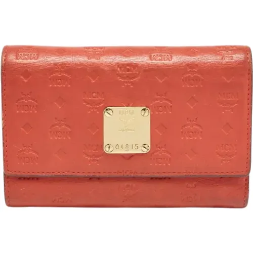 Pre-owned Wallets, female, , Size: ONE SIZE Pre-owned Leather wallets - MCM Pre-owned - Modalova