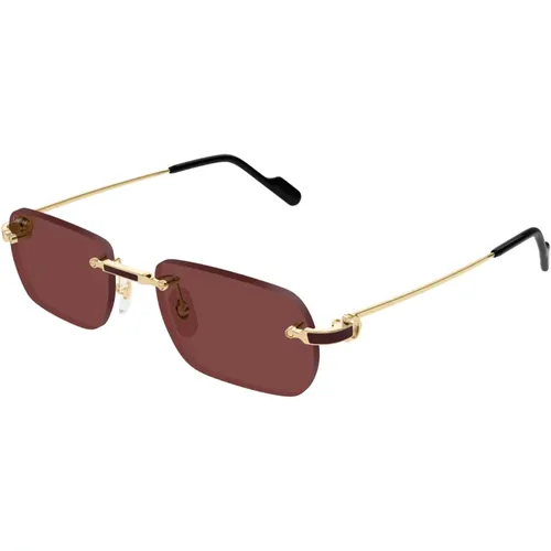 Sunglasses, male, , Size: 55 MM Ct0498S 002 Sunglasses - Cartier - Modalova