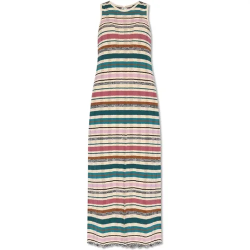 Maxi Dresses, female, , Size: S PS Paul Smith Striped Pattern Dress - PS By Paul Smith - Modalova