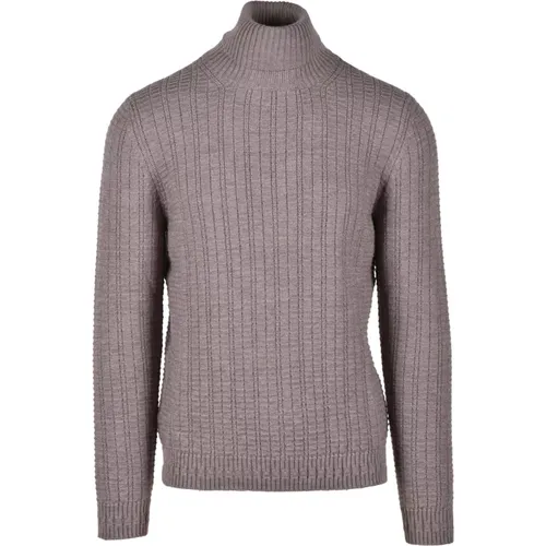 Turtlenecks, male, , Size: S Merino Wool Sweater - Alpha Studio - Modalova