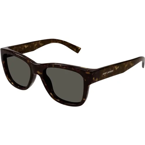 Sunglasses, unisex, , Size: 52 MM Round Vintage Style Sunglasses SL 674 - Saint Laurent - Modalova