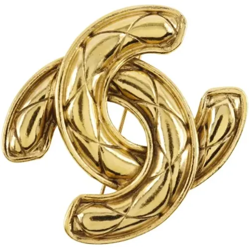 Pre-owned Jewellery, female, , Size: ONE SIZE Pre-owned Metal brooches - Chanel Vintage - Modalova