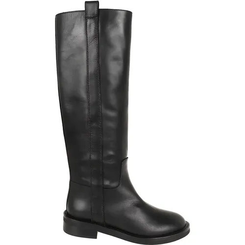 Schwarze Damen Stiefeletten , Damen, Größe: 38 1/2 EU - Via Roma 15 - Modalova