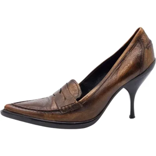 Pre-owned Pumps, female, , Size: 6 1/2 US Pre-owned Leather heels - Miu Miu Pre-owned - Modalova