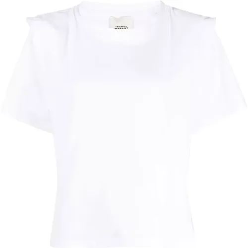 Pleat-Detail T-shirt , female, Sizes: L, M, S - Isabel marant - Modalova