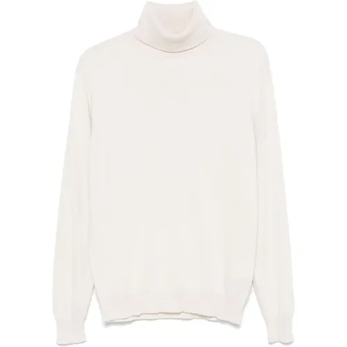 Cashmere Silk White Sweater , male, Sizes: 3XL - Dondup - Modalova