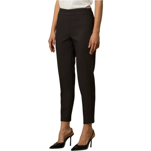 Slim-fit Trousers, female, , Size: L Elegant Contoured Full Length Trousers - Kocca - Modalova