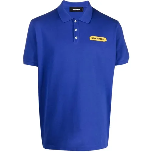 Polo Shirt with Logo Print , male, Sizes: 2XL - Dsquared2 - Modalova