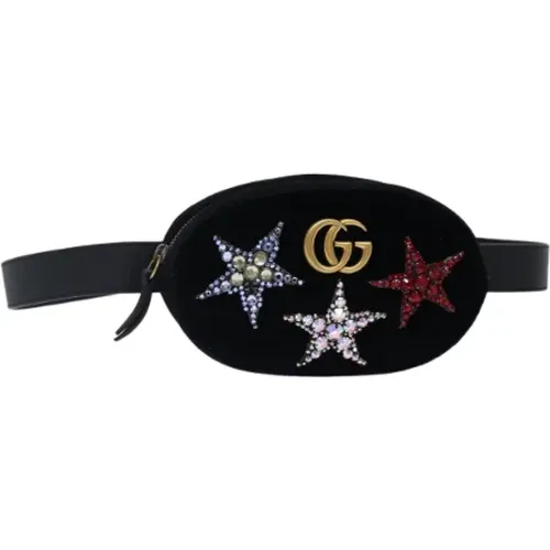 Pre-owned Belt Bags, female, , Size: ONE SIZE Pre-owned Velvet gucci-bags - Gucci Vintage - Modalova