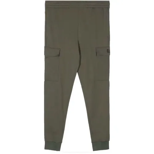 Cargo Pants with Logo Detail , male, Sizes: L, XL, M, S - Emporio Armani EA7 - Modalova