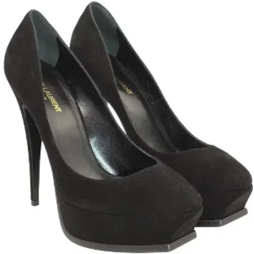 Pre-owned Suede heels , female, Sizes: 8 UK - Yves Saint Laurent Vintage - Modalova