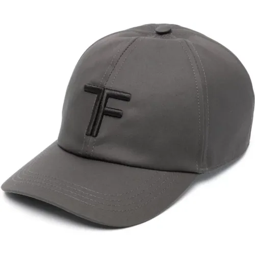Graue Hüte Mützen für Männer , Herren, Größe: M - Tom Ford - Modalova
