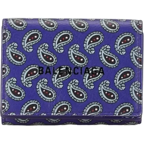 Pre-owned Wallets, female, , Size: ONE SIZE Pre-owned Leather wallets - Balenciaga Vintage - Modalova