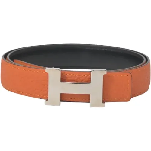 Pre-owned Belts, female, , Size: ONE SIZE Pre-owned Leather belts - Hermès Vintage - Modalova