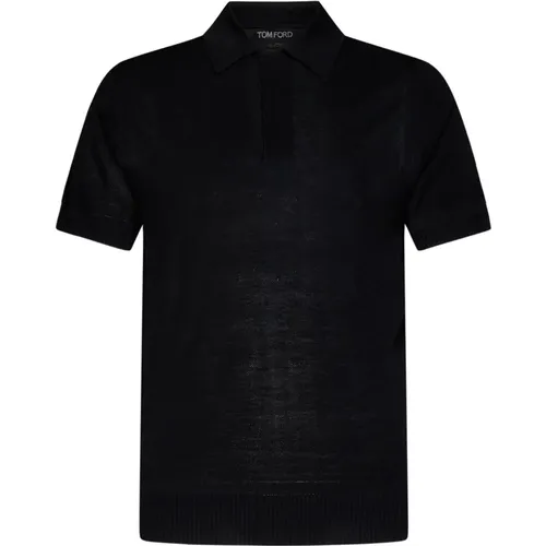 Ss23 Polo Shirt - Stylish Upgrade for Men`s Wardrobe , male, Sizes: M - Tom Ford - Modalova