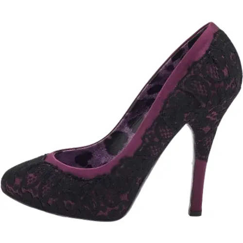 Pre-owned Pumps, female, , Size: 9 US Pre-owned Lace heels - Dolce & Gabbana Pre-owned - Modalova