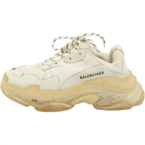 Pre-owned Sneakers, female, , Size: 10 US Pre-owned Mesh sneakers - Balenciaga Vintage - Modalova