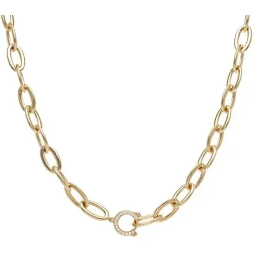 Pre-owned Jewellery, female, , Size: ONE SIZE Pre-owned Gold necklaces - Cartier Vintage - Modalova